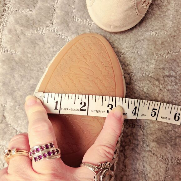 Gianni Bini Embellished Ballet Flats WOMENS SIZE 8 triangle cut out slip on NWOT - Picture 11 of 12